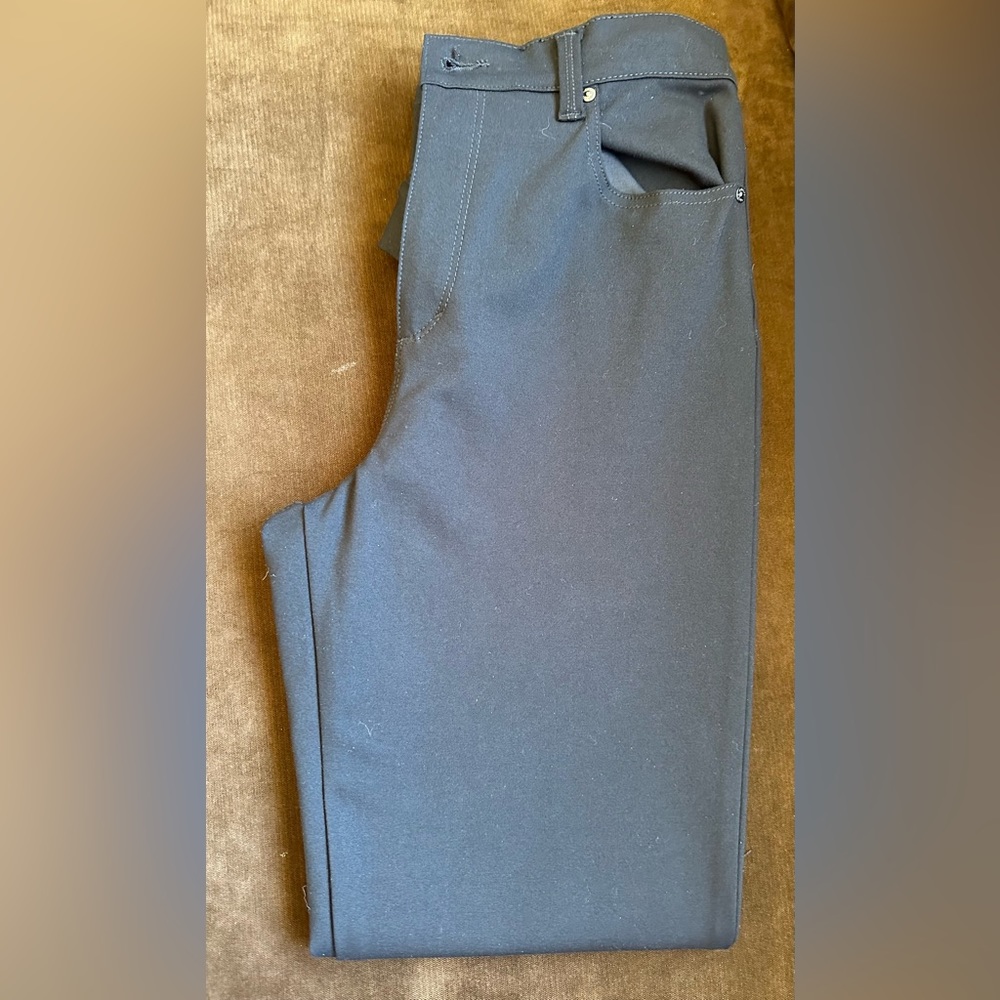 Gloria Vanderbilt Straight Leg Pants W Detailed Sequence On Back Pockets SZ 10